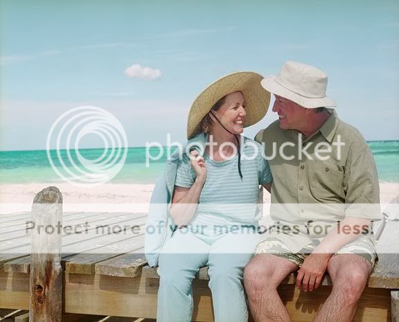 Mature Couple mature couple at the beach