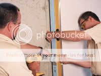 Closed cell polystyrene wall installation