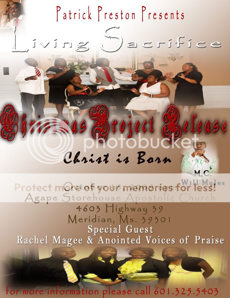 Patrick PReston Living Sacrifice Christ Is Born