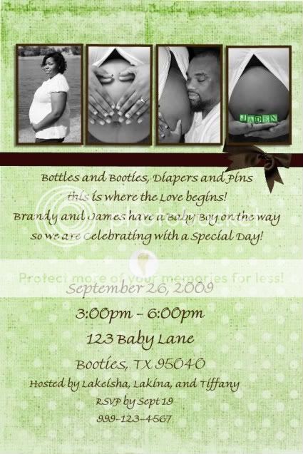 photo baby,shower,invitations,dallas