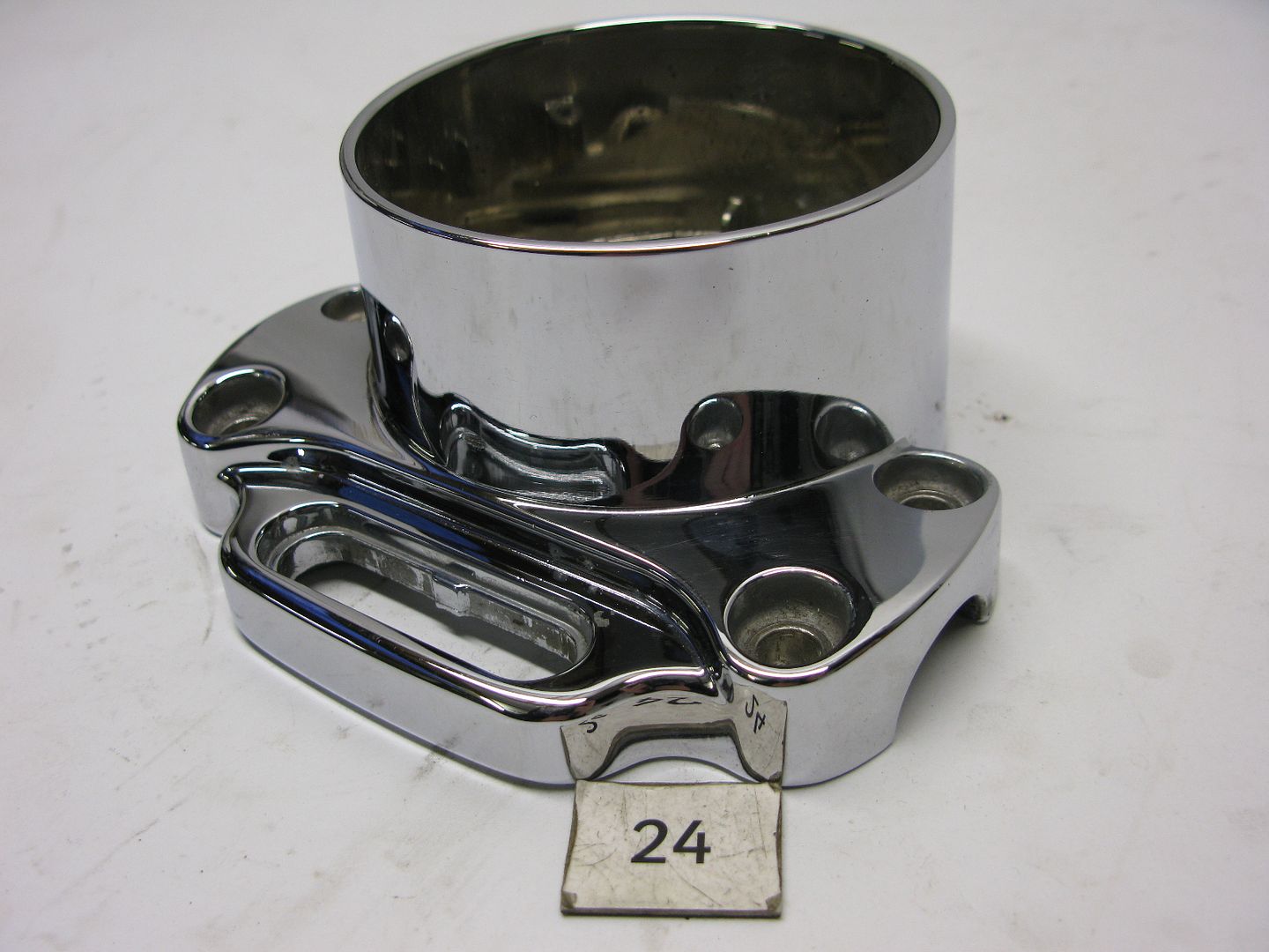 Harley Davidson XL Sportster Speedometer Mount Handle Bar Clamp 24 eBay