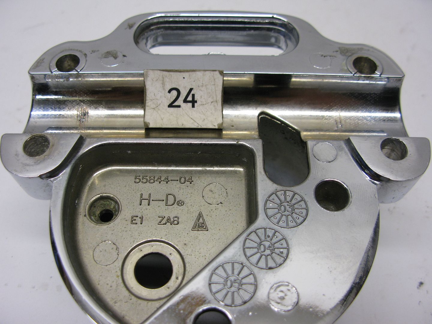 Harley Davidson XL Sportster Speedometer Mount Handle Bar Clamp 24 eBay