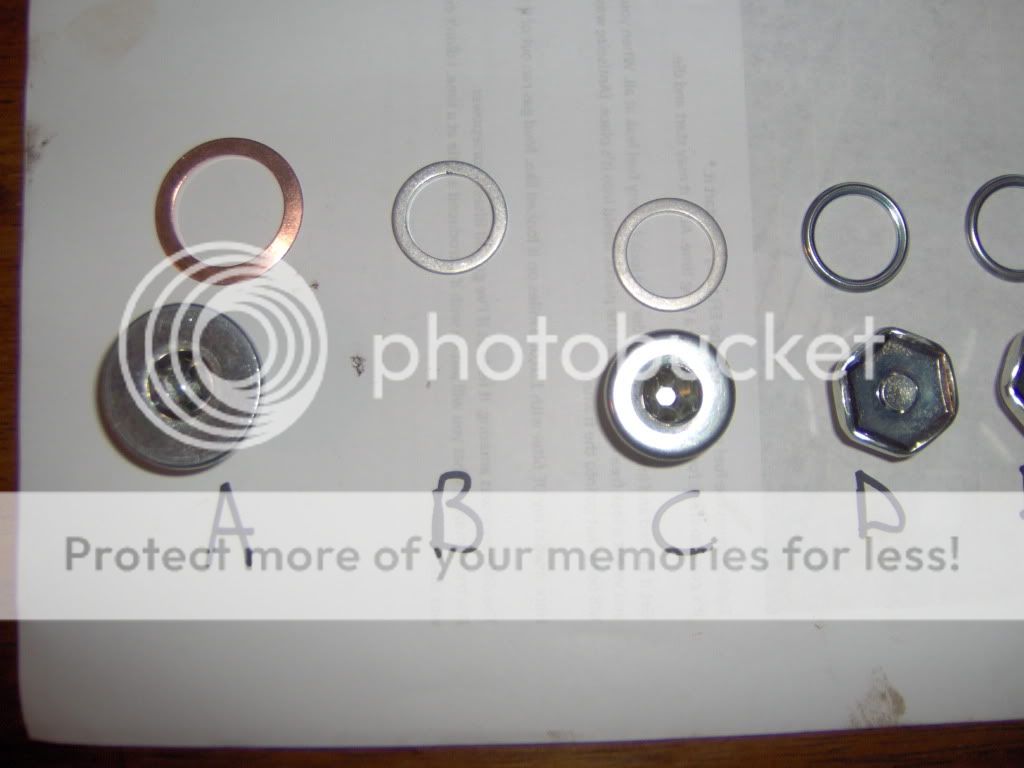 Differential and TCase Fill & Drain Plugs/Gaskets Toyota 4Runner