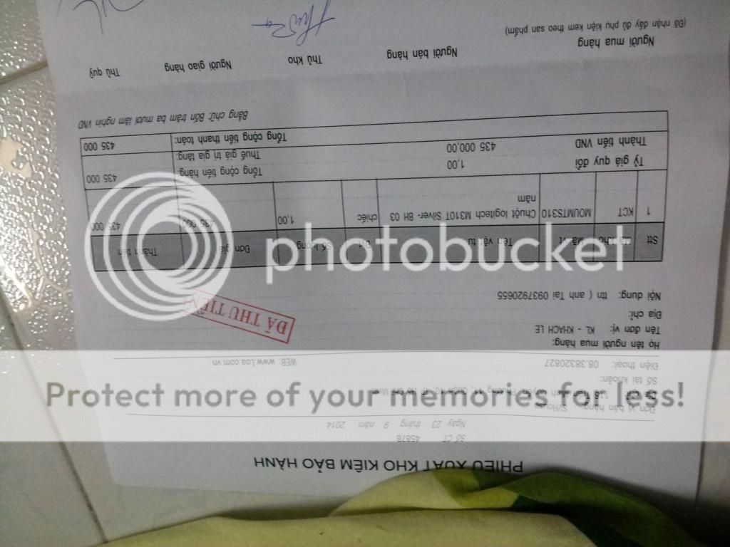 Bán Logitech m310T mới mua 23/9 - 1